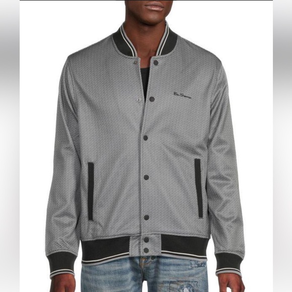 Ben Sherman Other - NWT Ben Sherman Herringbone Track Bomber Jacket